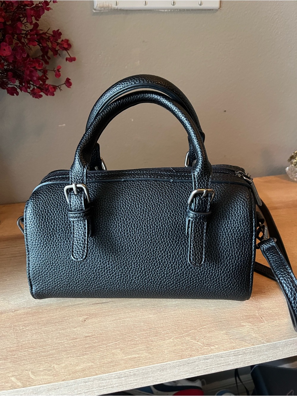 Montana West Skull Studded Satchel Embroidered - Picture 6 of 9